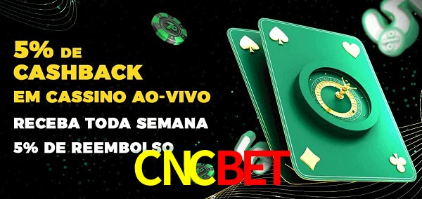 Promoções do cassino ao Vivo CNCBET